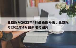 北京限号2022年4月最新限号表，北京限号2021年4月最新限号图片