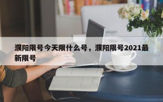 濮阳限号今天限什么号，濮阳限号2021最新限号